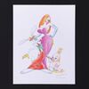 Lot #602 - WHO FRAMED ROGER RABBIT (1988) - Richard Williams Hand-drawn Artwork of Roger Rabbit, Jessica Rabbit and Baby Herman, 2011