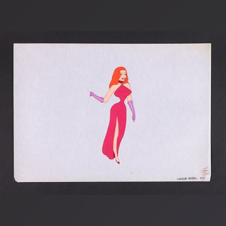 Lot #606 - WHO FRAMED ROGER RABBIT (1988) - Hand-painted Jessica Rabbit ...