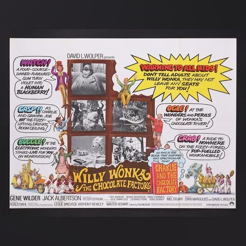 Lot #615 - WILLY WONKA AND THE CHOCOLATE FACTORY (1971) - UK Quad and Press Campaign Book, 1971
