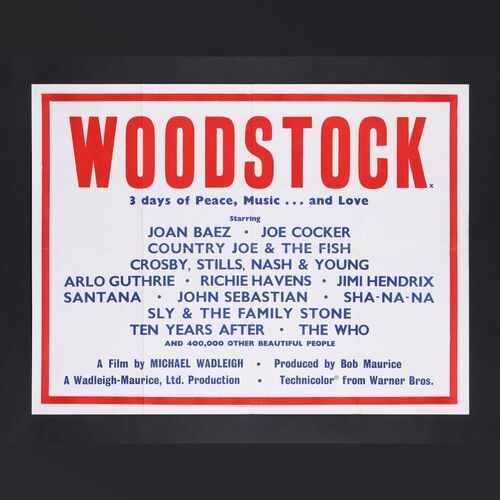 Lot #618 - WOODSTOCK (1970) - UK Quad, 1970