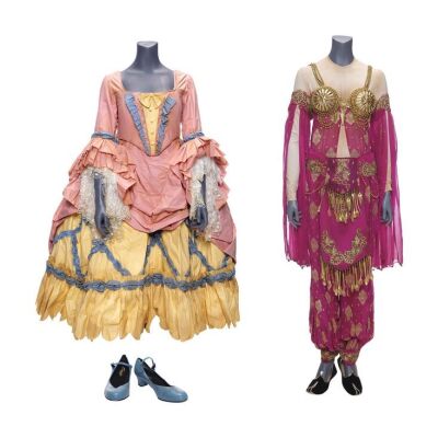 Lot # 3: A Series of Unfortunate Events (TV Series) - Pair of White-Faced Women Costumes