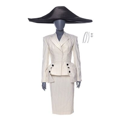 Lot # 38: A Series of Unfortunate Events (TV Series) - Esme Squalor's Photo Double Ersatz Elevator Suit with Hat