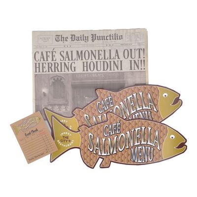Lot # 40: A Series of Unfortunate Events (TV Series) - The Daily Punctilio Newspaper and Cafe Salmonella Accessories