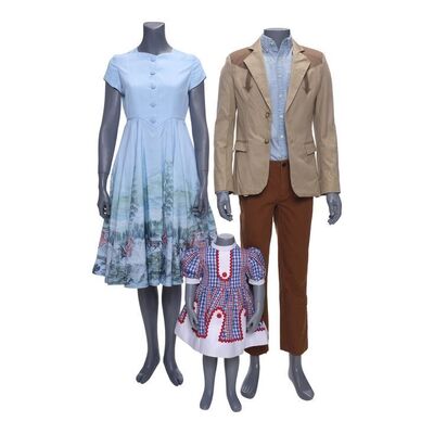 Lot # 50: A Series of Unfortunate Events (TV Series) - The Baudelaires' Village of Fowl Devotees Trial Costumes
