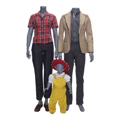 Lot # 53: A Series of Unfortunate Events (TV Series) - The Baudelaires' Village of Fowl Devotees Costumes