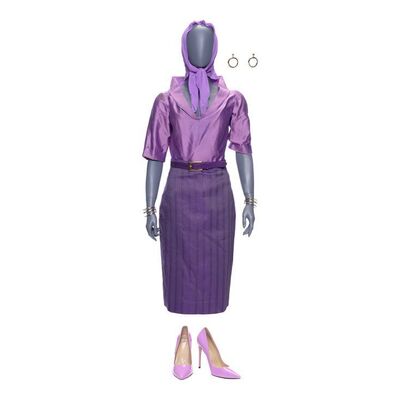 Lot # 57: A Series of Unfortunate Events (TV Series) - Esme Squalor's Traveling to Heimlich Hospital Costume