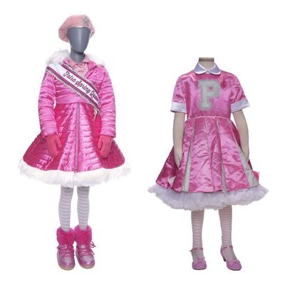 Lot # 81: A Series of Unfortunate Events (TV Series) - Carmelita Spats' Snow Scout Uniform and Cheerleading Costume