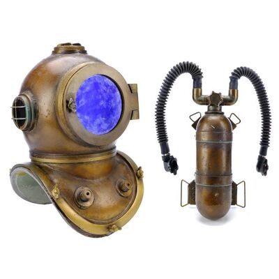 Lot # 87: A Series of Unfortunate Events (TV Series) - Light-up Deep Dive Helmet with Oxygen Canister