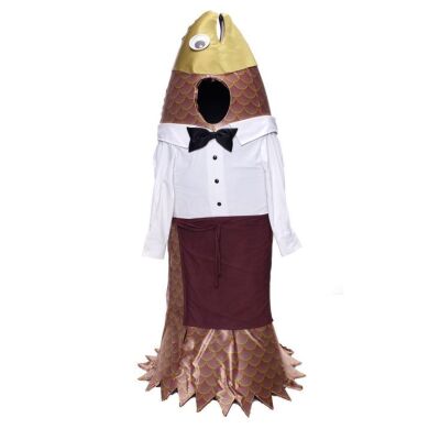 Lot # 117: A Series of Unfortunate Events (TV Series) - Larry Your-Waiter's Cafe Salmonella Salmon Mascot Costume