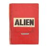 Lot #3: ALIEN (1979) - Editor Terry Rawlings' Heavily Annotated Script