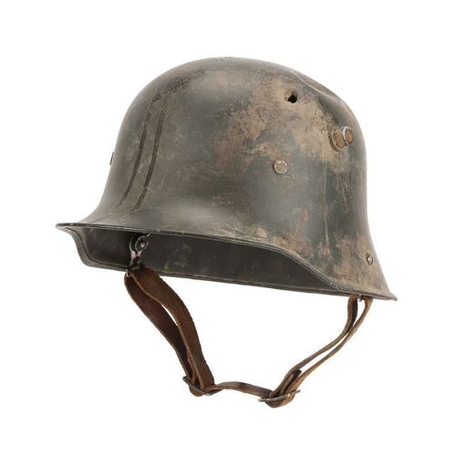 Lot #22: ALL QUIET ON THE WESTERN FRONT (2022) - Paul Baumer's (Felix Kammerer) Screen-and photo-matched Helmet