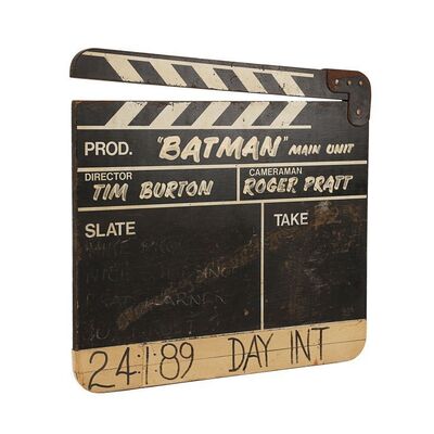 Lot #40: BATMAN (1989) - Main Unit Clapperboard