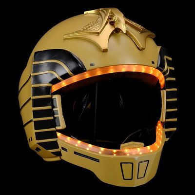 Lot #62: GALACTICA 1980 (1980) - Light-up Daggit Squadron Viper Pilot Helmet