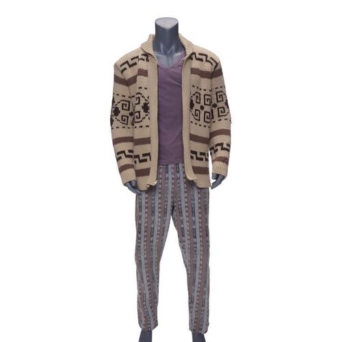 Lot #65: THE BIG LEBOWSKI (1998) - The Dude's (Jeff Bridges) Screen-matched Cardigan Costume