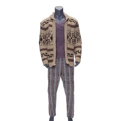 Lot #65: THE BIG LEBOWSKI (1998) - The Dude's (Jeff Bridges) Screen-matched Cardigan Costume