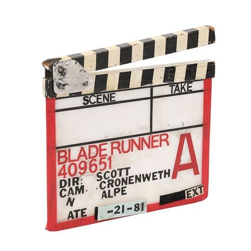 Lot #79: BLADE RUNNER (1982) - Geoff Hutchins Collection: Production Clapperboard