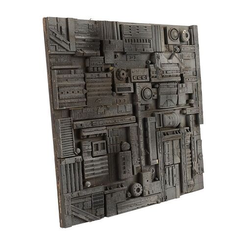 Lot #82: BLADE RUNNER (1982) - Geoff Hutchins Collection: Tyrell Corporation Building Panel Miniature