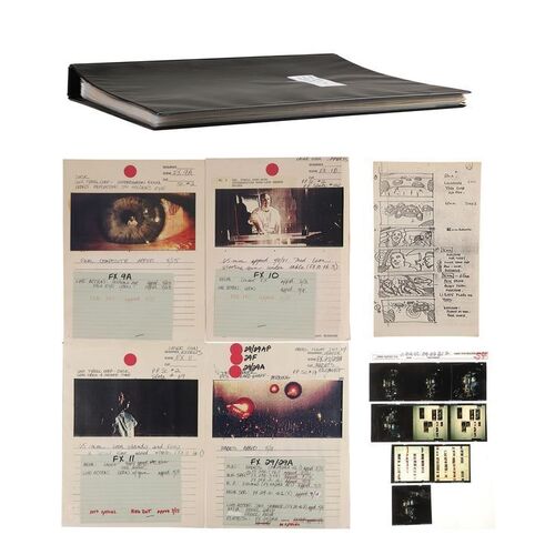 Lot #87: BLADE RUNNER (1982) - Geoff Hutchins Collection: Master Set of VFX Storyboards and Hand-drawn Ridleygrams