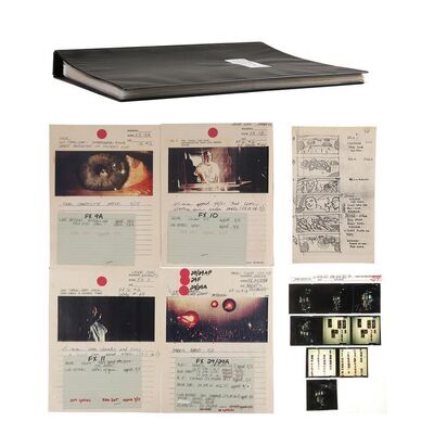 Lot #87: BLADE RUNNER (1982) - Geoff Hutchins Collection: Master Set of VFX Storyboards and Hand-drawn Ridleygrams