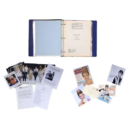 Lot #92: BREAKFAST AT TIFFANY'S (1961) - Marvin Paige's Personal Script and Ephemera