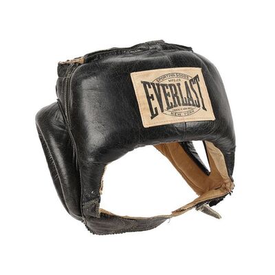 Lot #96: BRUCE LEE - Bruce Lee's Autographed Headguard