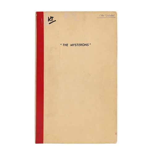 Lot #98: CAPTAIN SCARLET AND THE MYSTERONS (TV SERIES, 1967-1968) - Ken Turner's Personal Annotated Pilot Episode Shooting Script