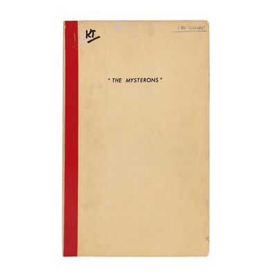Lot #98: CAPTAIN SCARLET AND THE MYSTERONS (TV SERIES, 1967-1968) - Ken Turner's Personal Annotated Pilot Episode Shooting Script