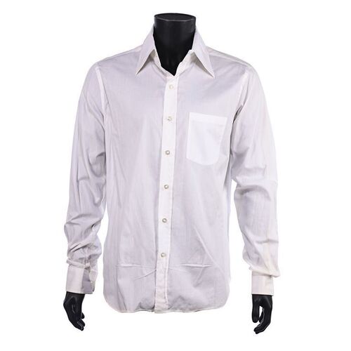 Lot #123: EDWARD SCISSORHANDS (1990) - Edward Scissorhands' (Johnny Depp) Dress Shirt