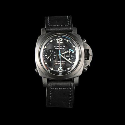 Lot #130: THE EXPENDABLES (2010) - Barney Ross' (Sylvester Stallone) Luminor Panerai 1950 Regatta Rattrapante Watch