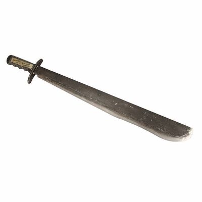 Lot #145: FREDDY VS. JASON (2003) - Mario Kirner Collection: Jason Voorhees' (Ken Kirzinger) Screen-matched ''Flying'' SFX Machete