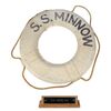 Lot #156: GILLIGAN'S ISLAND (1964 - 1967) - S.S. Minnow Life Preserver Ring and Alan Hale's Desk Nameplate