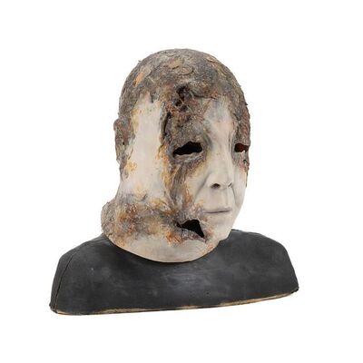 Lot #175: HALLOWEEN: RESURRECTION (2002) - Michael Myers' (Brad Loree) Burnt Mask