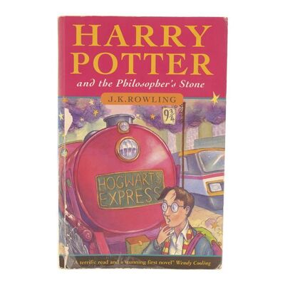 Lot #178: HARRY POTTER AND THE PHILOSOPHER'S STONE (2001) - First Edition Softcover Book