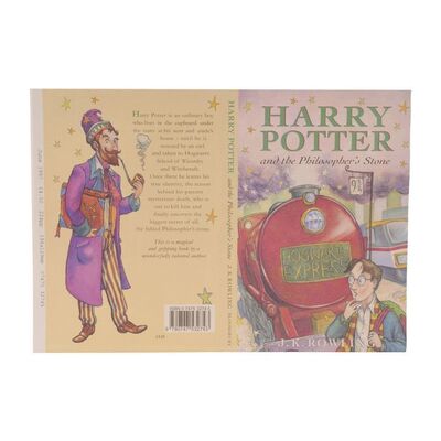 Lot #182: HARRY POTTER AND THE PHILOSOPHER'S STONE (2001) - First Edition Book Jacket Proof