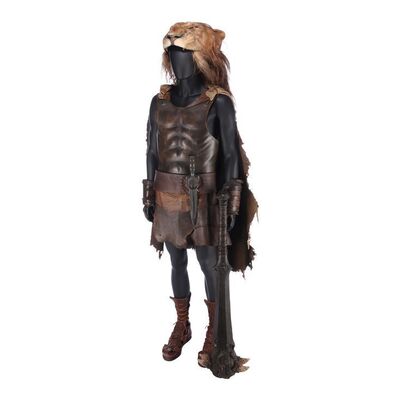 Lot #188: HERCULES (2014) - Hercules' (Dwayne Johnson) Hero Costume and Club