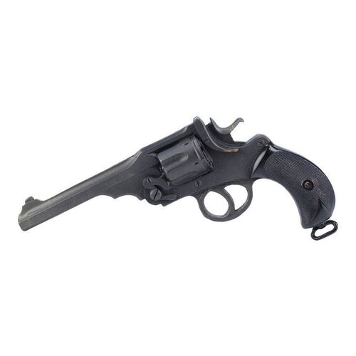 Lot #204: INDIANA JONES AND THE LAST CRUSADE (1989) - Indiana Jones' (Harrison Ford) Stunt Webley Pistol