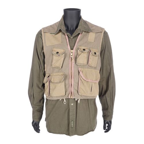 Lot #214: JAMES BOND: GOLDENEYE (1995) - James Bond's (Pierce Brosnan) Finale Vest and Shirt