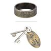 Lot #221: JAMES BOND: SPECTRE (2015) - Mr. Hinx's (Dave Bautista) Metal SPECTRE Ring with Production-made Train Keys