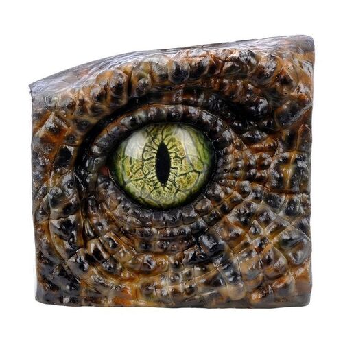 Lot #230: JURASSIC PARK (1993) - Velociraptor Reference Eye in Socket Display