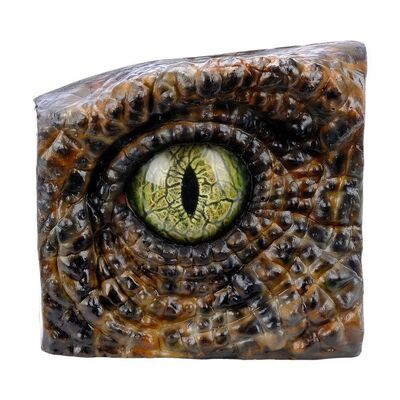 Lot #230: JURASSIC PARK (1993) - Velociraptor Reference Eye in Socket Display