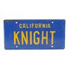 Lot #234: KNIGHT RIDER (T.V. SERIES, 1982 - 1986) - KITT Licence Plate