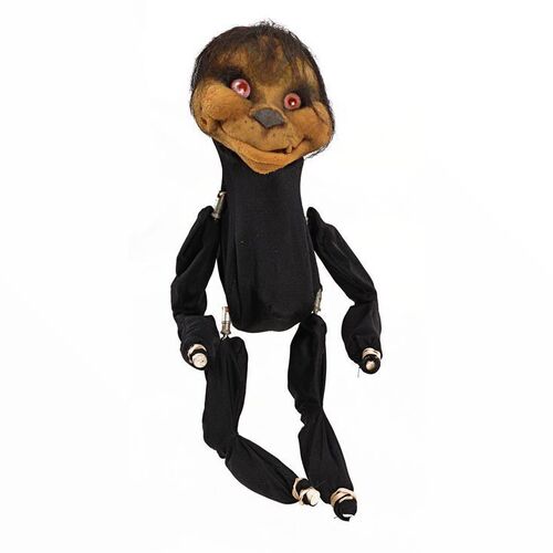 Lot #238: LABYRINTH (1986) - Goblin ''Dogsthorpe'' Body and Monkeyface Test Head