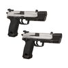 Lot #240: LARA CROFT: TOMB RAIDER (2001) & LARA CROFT TOMB RAIDER: THE CRADLE OF LIFE (2003) - Lara Croft (Angelina Jolie) Stunt Pistols