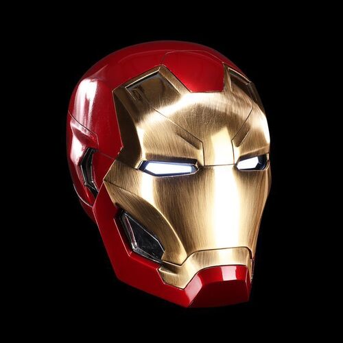 Lot #252: CAPTAIN AMERICA: CIVIL WAR (2016) - Iron Man's (Robert Downey Jr.) Hero Light-up Mark 46 Helme t