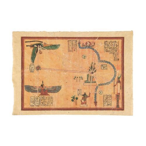 Lot #268: THE MUMMY (1999) - Hamunaptra Map