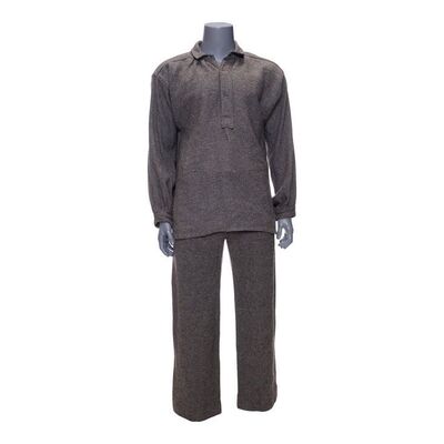 Lot #286: PAPILLON (1973) - Henri "Papillon" Charriere's (Steve McQueen) Prison Arrival Uniform