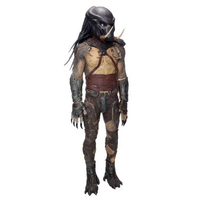 Lot #302: PREDATORS (2010) - Tracker's (Casey Jones) Predator Costume with Light-up Photo-matched Bio-mask