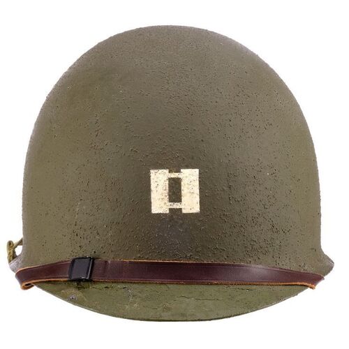 Lot #321: SAVING PRIVATE RYAN (1998) - Captain Miller's (Tom Hanks) Lightweight Helmet