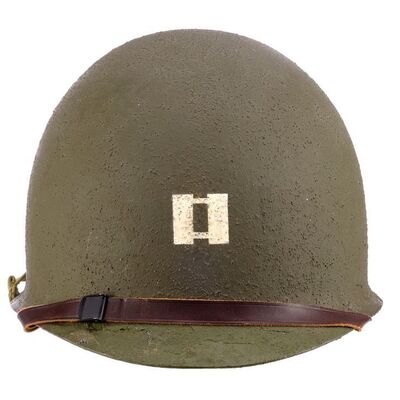 Lot #321: SAVING PRIVATE RYAN (1998) - Captain Miller's (Tom Hanks) Lightweight Helmet