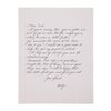 Lot #325: THE SHAWSHANK REDEMPTION (1994) - Andy Dufresne's (Tim Robbins) Letter to Ellis "Red" Redding (Morgan Freeman)